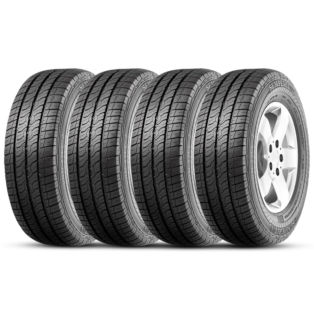 Kit 4 Pneu Continental Semperit Aro 16 195 75R16C 107 105R 8PR Van Life 2