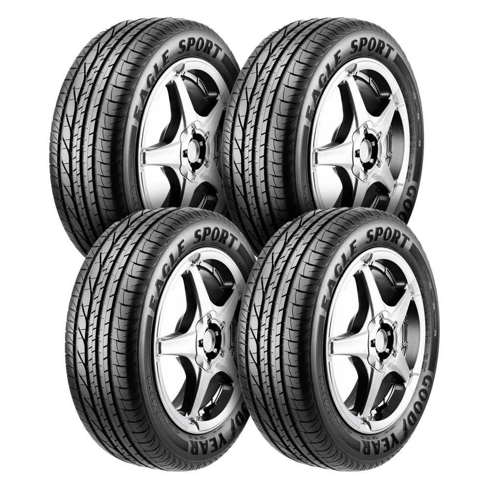 Kit 4 Pneu Goodyear Aro 15 195 55R15 85H Tl Sl Eagle Sport 2