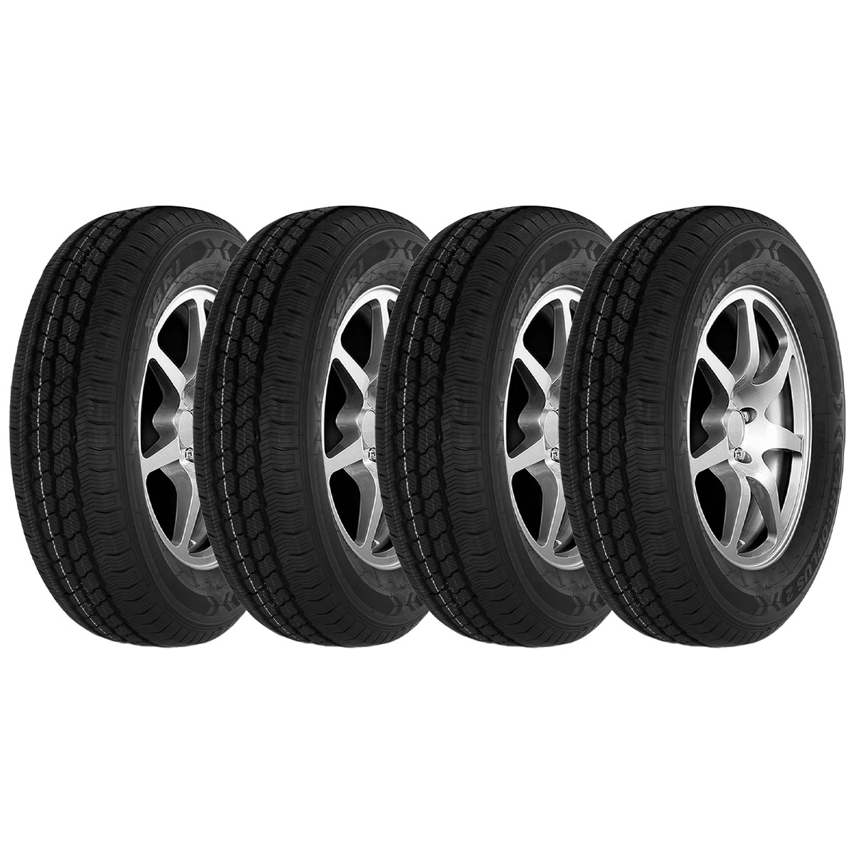 Kit 4 Pneu Xbri Aro 16 225 65R16 112 110R 8PR Cargoplus 2
