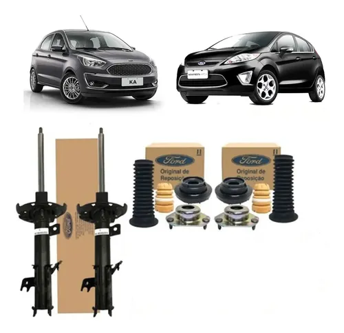 Kit Amortecedor Dianteiro Ford Ka 2001 2014 Direito Esquerdo Hv