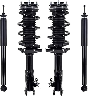 PM Auto Conjunto de 4 peças de reposição de amortecedor traseiro para Honda Civic 2006-2011