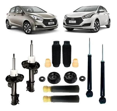 Kit Amortecedor Dianteiro Hyundai HB20 2012 2019 Direito Esquerdo