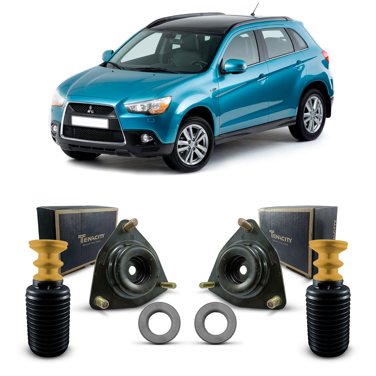 Kit Amortecedor Dianteiro Mitsubishi Asx 2010 2017