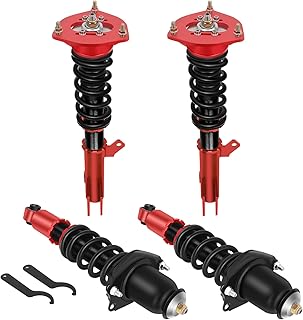SCITOO Kits de amortecedores de suspensão Coilover para montagem de amortecedores e amortecedores adequados para 2003-2008 para Toyota Corolla /2003-2008 para Toyota Matrix (não serve para modelos AWD