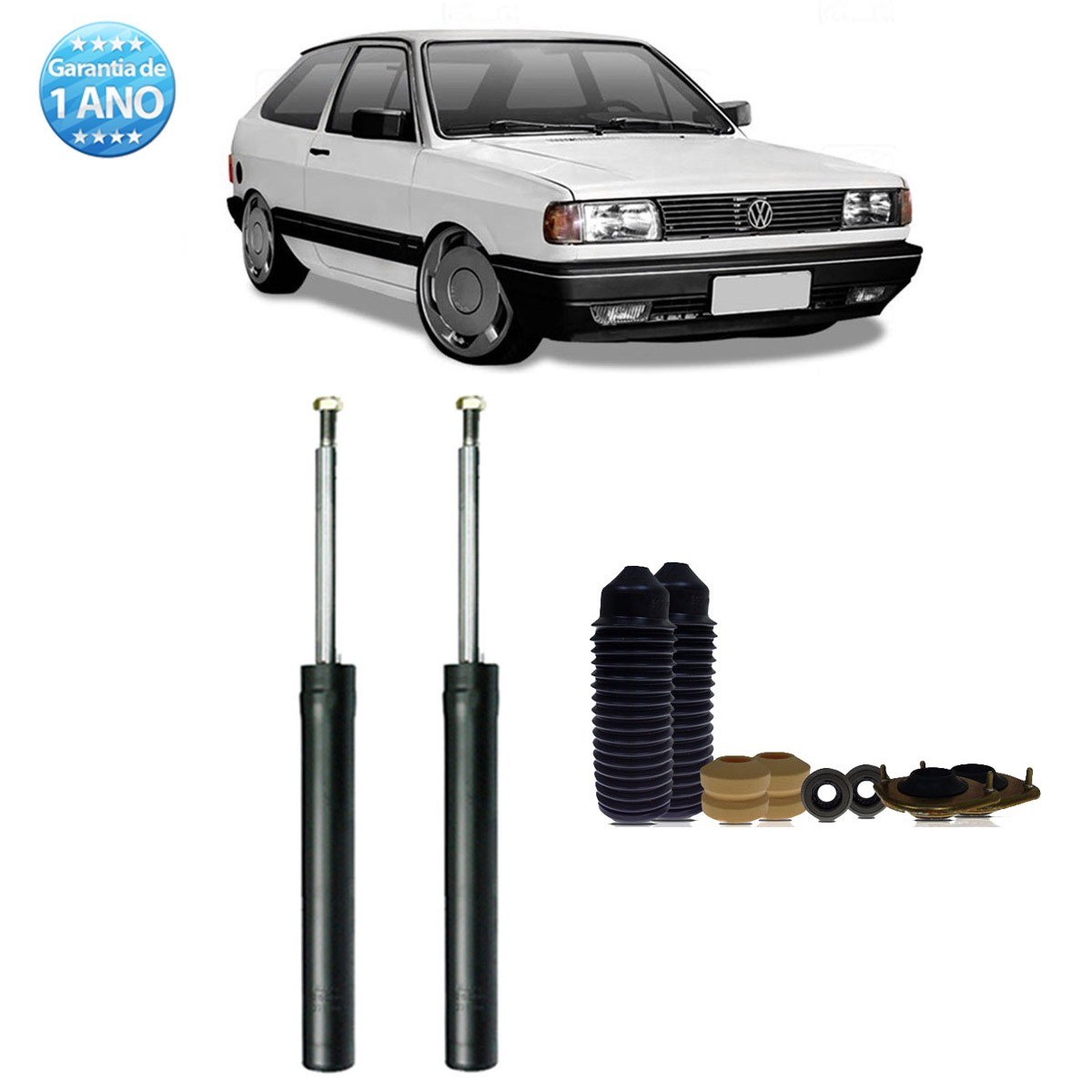Kit Amortecedor Dianteiro VW Gol Saveiro 1980 1996