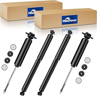 Maxfavor Amortecedores dianteiros e traseiros RWD compatíveis com Chevy Blazer S10 GMC Jimmy Sonoma Hombre 1994 1995 1996 1997 1998 1999 2000 2001 2002 2003 2004 2005 2.2L 4.3L, 2WD Amortecedores