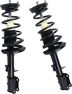 PAROD Amortecedor de amortecedor adequado para Chevy Prizm 1998-2002, 1993-1997 Geo Prizm, Toyota Corolla Sedan 1993-2002 apenas traseira com montagem de mola helicoidal #171954 171953 esquerda e