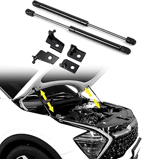 Kit de Amortecedores Hidráulicos para Capô Dianteiro Cth para Kia Sportage 2023, 2024 e 2025 - Suporte para Elevação Do Capô - 1 Par
