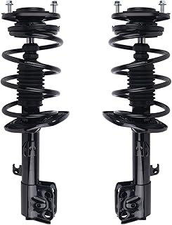 Autoround Amortecedor dianteiro completo 172990 172989 compatível com Toyota Corolla 2014 2015 2016 2017 2018 2019 1,8L L4, suportes esquerdo e direito com montagem de mola helicoidal