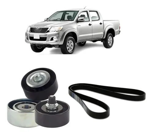 Kit Correia Alternador Toyota Hilux 2005 2015