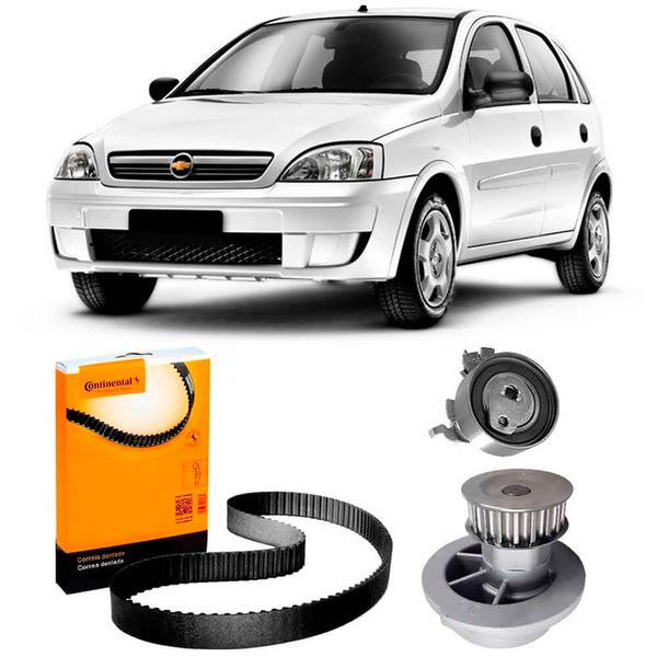 Kit Correia Dentada Corsa 1 0 1 4 2007 2012 Bomba Água