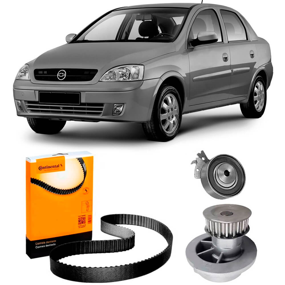 Kit Correia Dentada Corsa 1 0 1 4 Vhc 2000 2006 Bomba Água