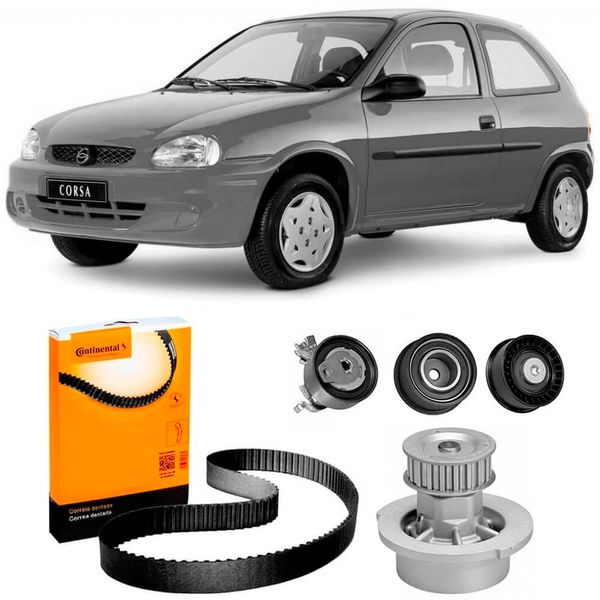 Kit Correia Dentada Corsa 1 0 1 6 16V 96 2002 Bomba Água
