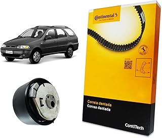 Kit Correia Dentada + Tensor Compatível Com Palio Siena Doblo Uno 1.0 16v