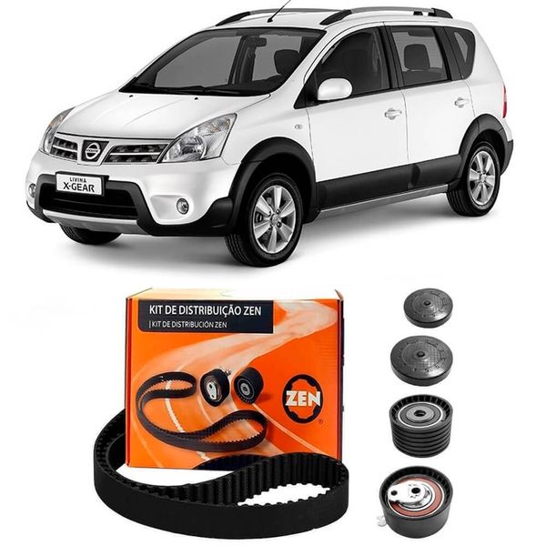 Kit Correia Dentada Nissan Livina 1 6 16V 2011 2014 Zen