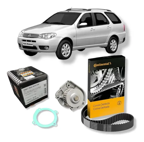 Kit Correia Dentada Palio 1 3 1 4 8V 2003 2008 Bomba Água
