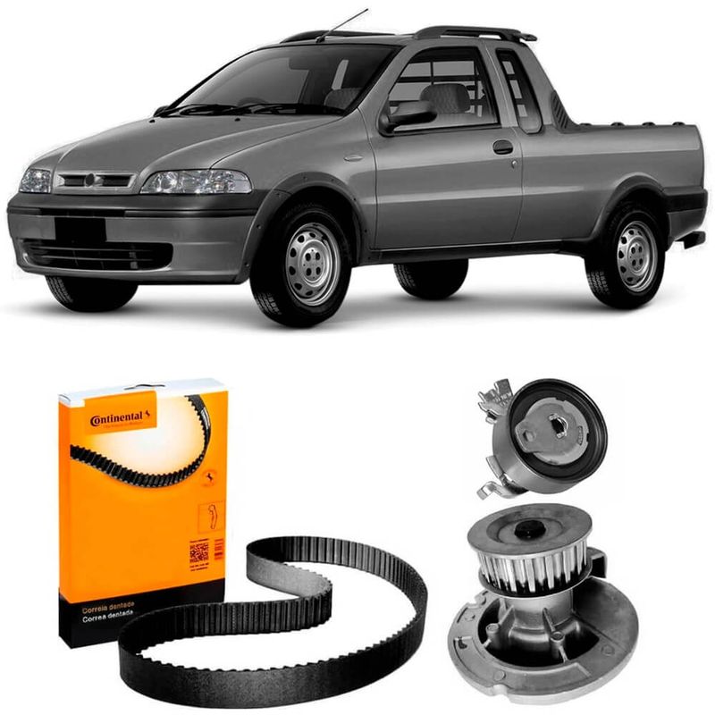 Kit Correia Dentada Strada 1 8 2003 2004 Bomba Água