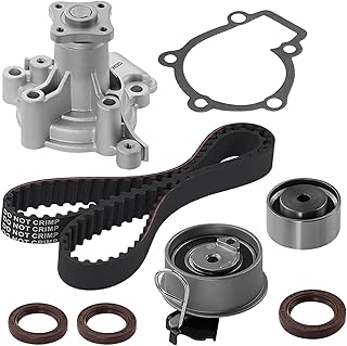 BDFHYK Kit de correia dentada do motor TBK030 com bomba de água compatível com Hyundai 2006-2012 Elantra, Tiburon, Tucson, compatível com Kia 2006-2011 Soul, Spectra, Spectra5, Sportage 2.0L L4 DOHC