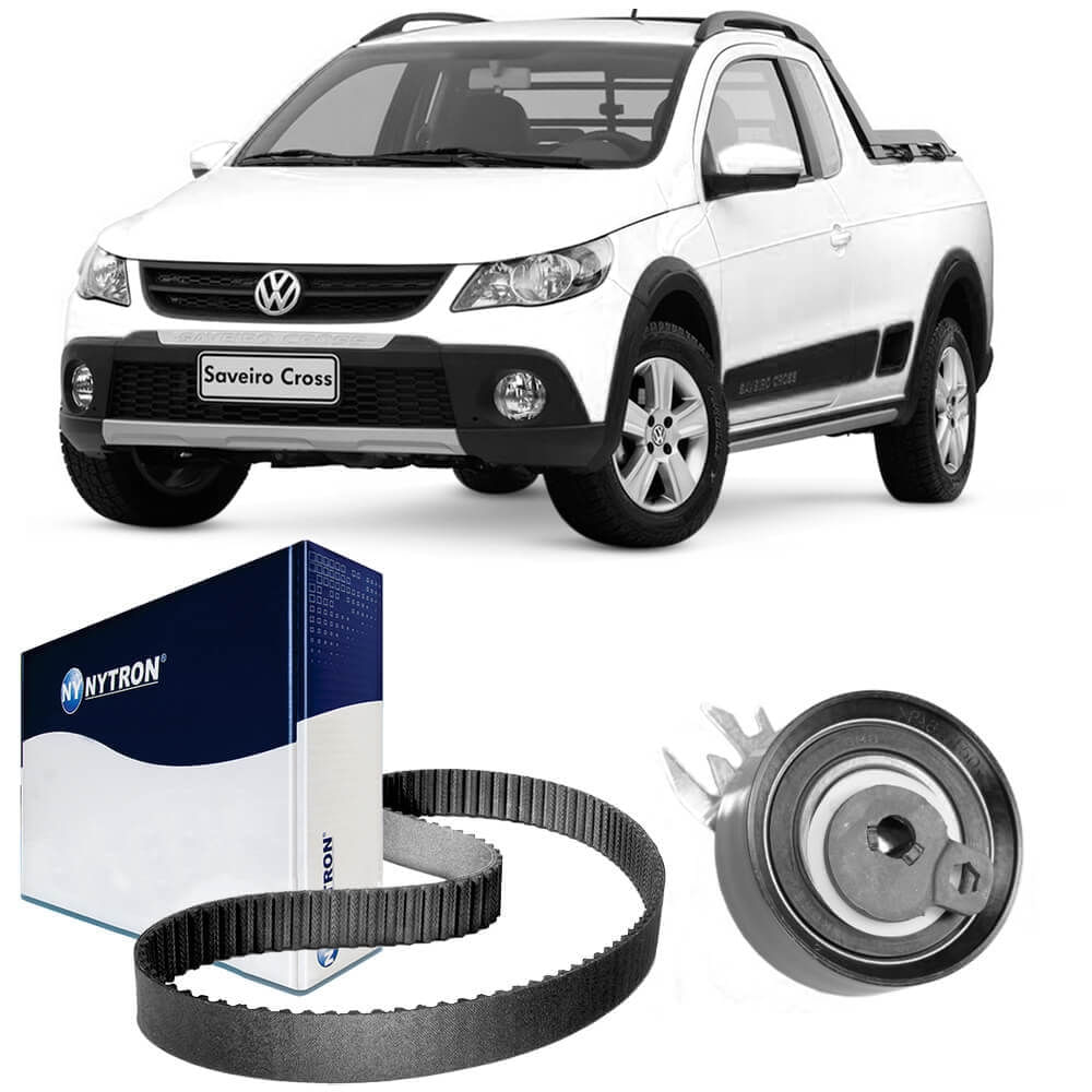 Kit Correia Dentada VW Saveiro 1 6 8V 2005 2018 Nytron