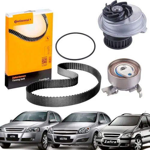Kit Correia Dentada Zafira 2001 2012 Bomba Água Contitech