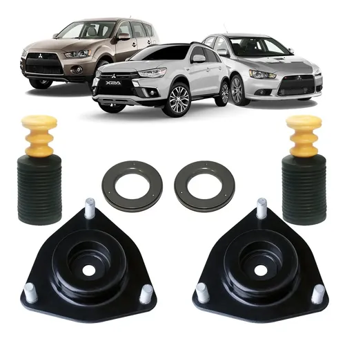 Kit Coxim Coifa Batente Amortecedor Dianteiro Lancer 2010 2019 Newparts