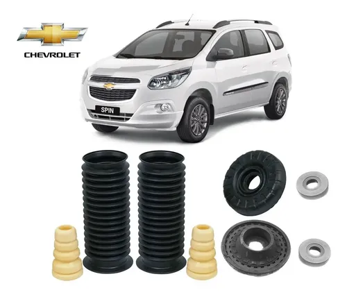 Kit Coxim Coifa Batente Amortecedor Traseiro Passageiro Spin 2013 2024