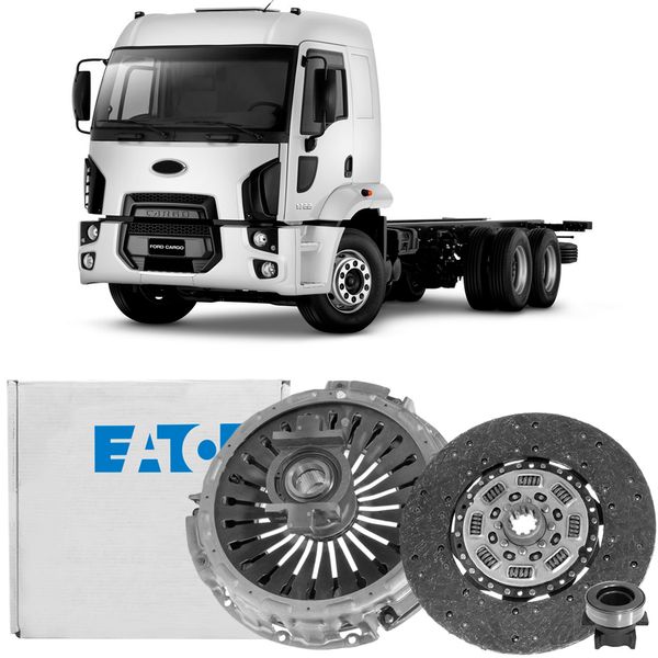 Kit Embreagem Cargo 1722 2422 Cummins 2011 2012 Eaton 1041111 1041111, 2422