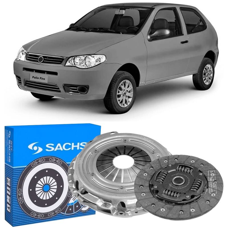 Kit Embreagem Fiat Palio 1 8 2003 2010 Sachs 9567
