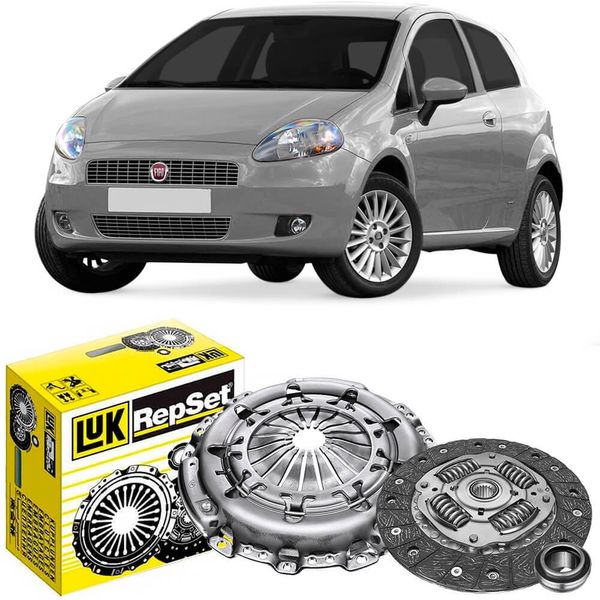 Kit Embreagem Fiat Punto 1 4 8V 2008 2017 Luk 61930150006