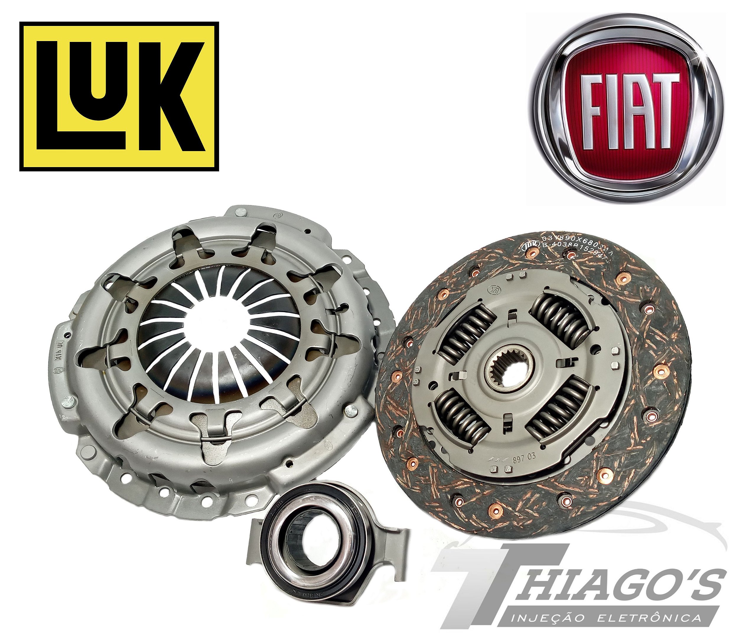 Kit Embreagem Fiat Siena 1 0 1 3 1 4 2000 2016 Luk 61930150004