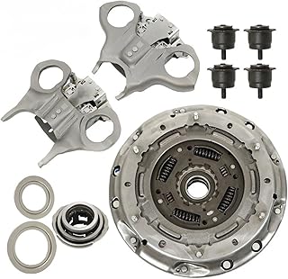 Kit de embreagem 6DCT250 DPS6 602000800 BV6Z-7B546-C serve para Ford Focus 2011-2018 para Fiesta 2012-2019 EcoSport 2013-2017 - Conjunto de embreagem dupla com forquilhas e rolamentos