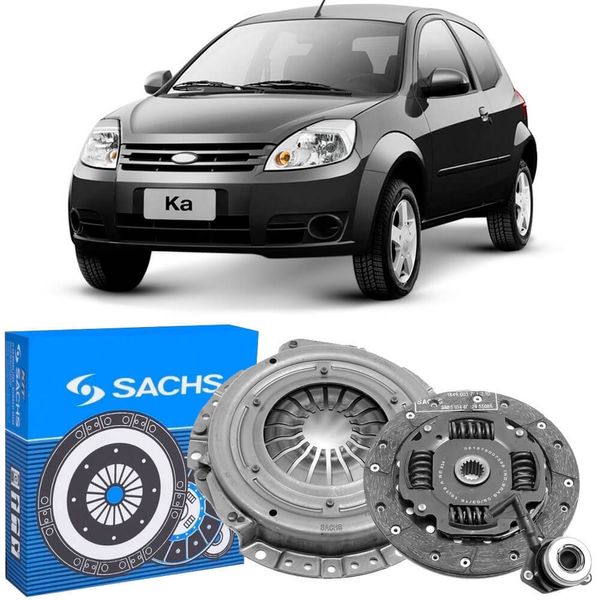 Kit Embreagem Ford Ka 1 0 1 3 97 2013 Sachs 6671