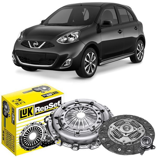 Kit Embreagem Nissan March Versa 1 6 16V 2011 2019 Atuador Luk 6223199330