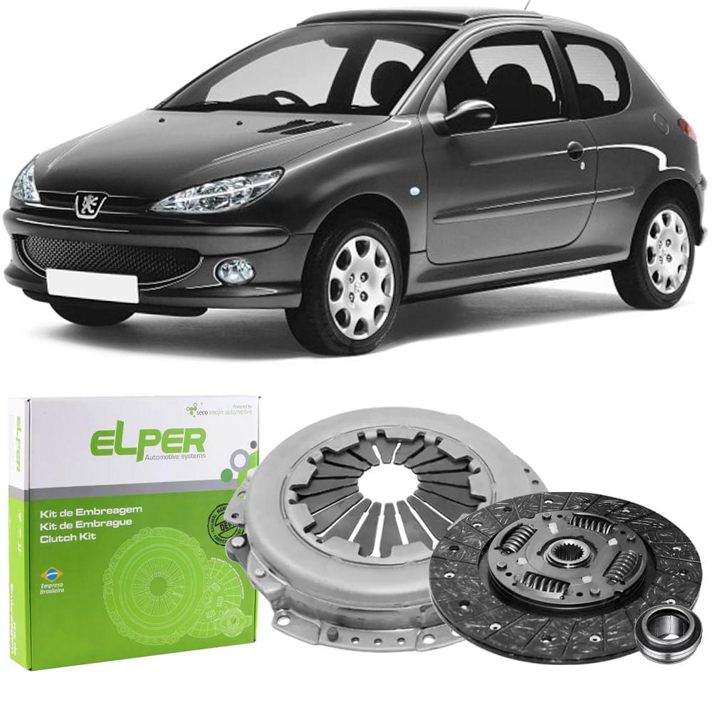 Kit Embreagem Peugeot 206 1 0 16V BE4 2000 2005 Elper 80121 BE4, 80121