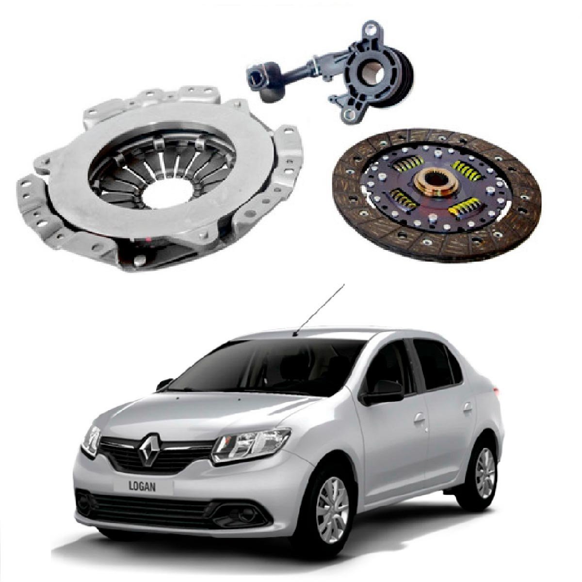 Kit Embreagem Renault Sandero Logan 2000 2017