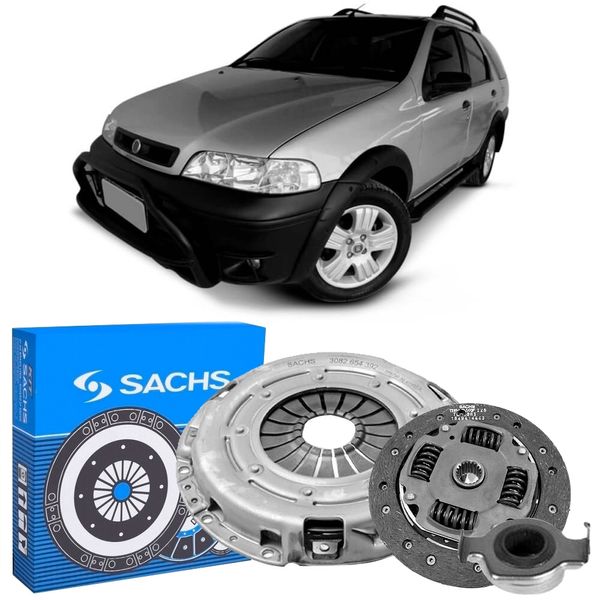 Kit Embreagem Siena 1 6 97 2003 Sachs 6565 6540