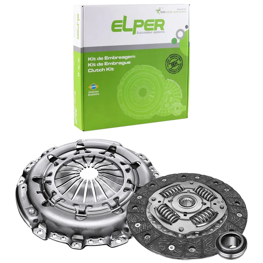 Kit Embreagem VW Fox Gol G5 G6 G7 1 6 8V Elper 80444