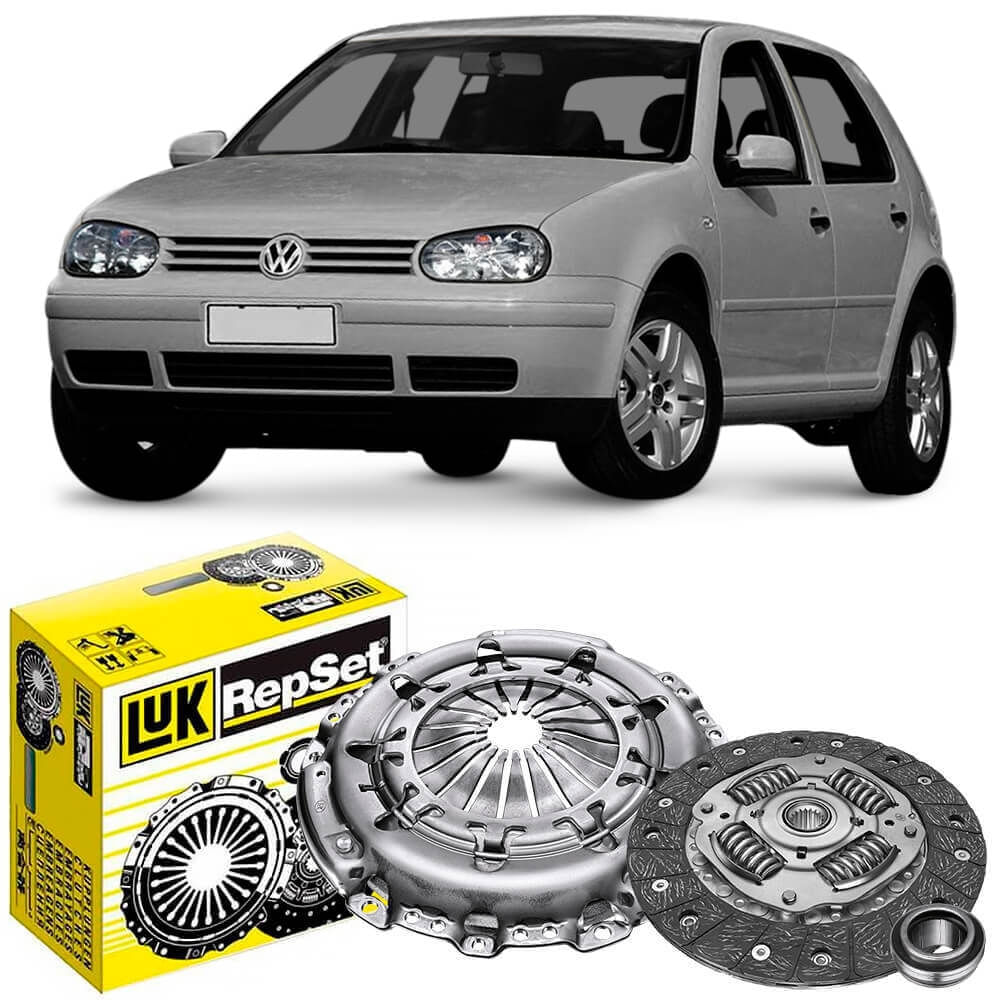 Kit Embreagem VW Golf 1 6 2001 2012 Luk 6203127000