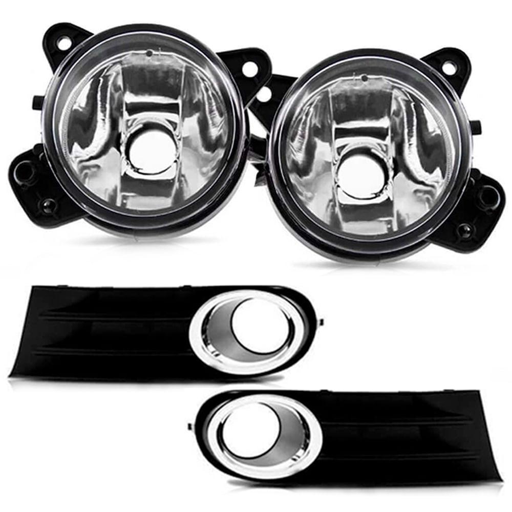 Kit Farol Milha Voyage 2009 2012 Auxiliar Neblina Orgus