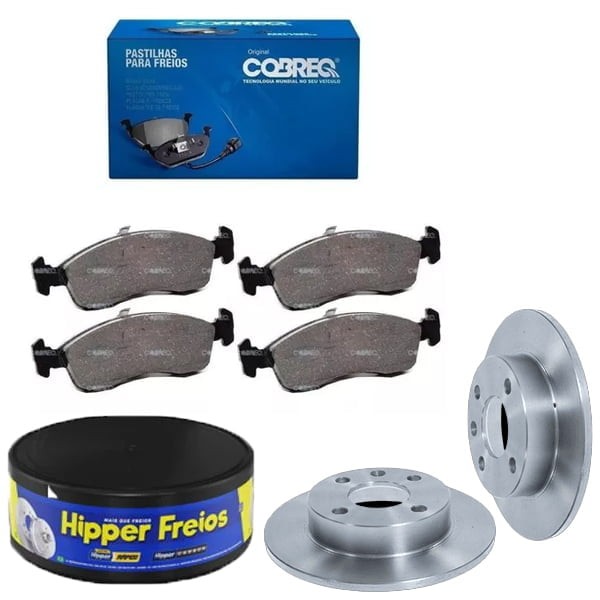 Kit Pastilha Disco Dianteiro Solido Fiat Mobi 1 0 2016 2023 TRW Cobreq