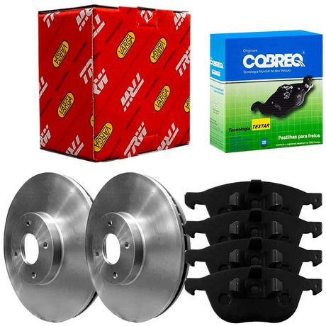 Kit Pastilha Disco Dianteiro Ventilado Ecosport 1 5 12V 2017 2021 Cobreq Fremax
