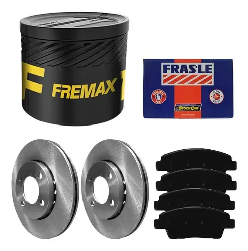 Kit Pastilha Disco Dianteiro Ventilado HB20 1 6 16V 2016 2019 Fremax Lonaflex