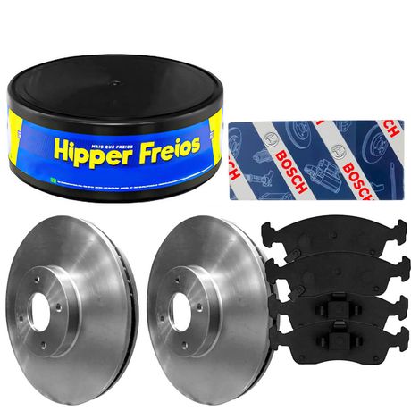 Kit Pastilha Disco Dianteiro Ventilado Onix 1 0 1 4 2016 2019 Fras Le Hipper Freios