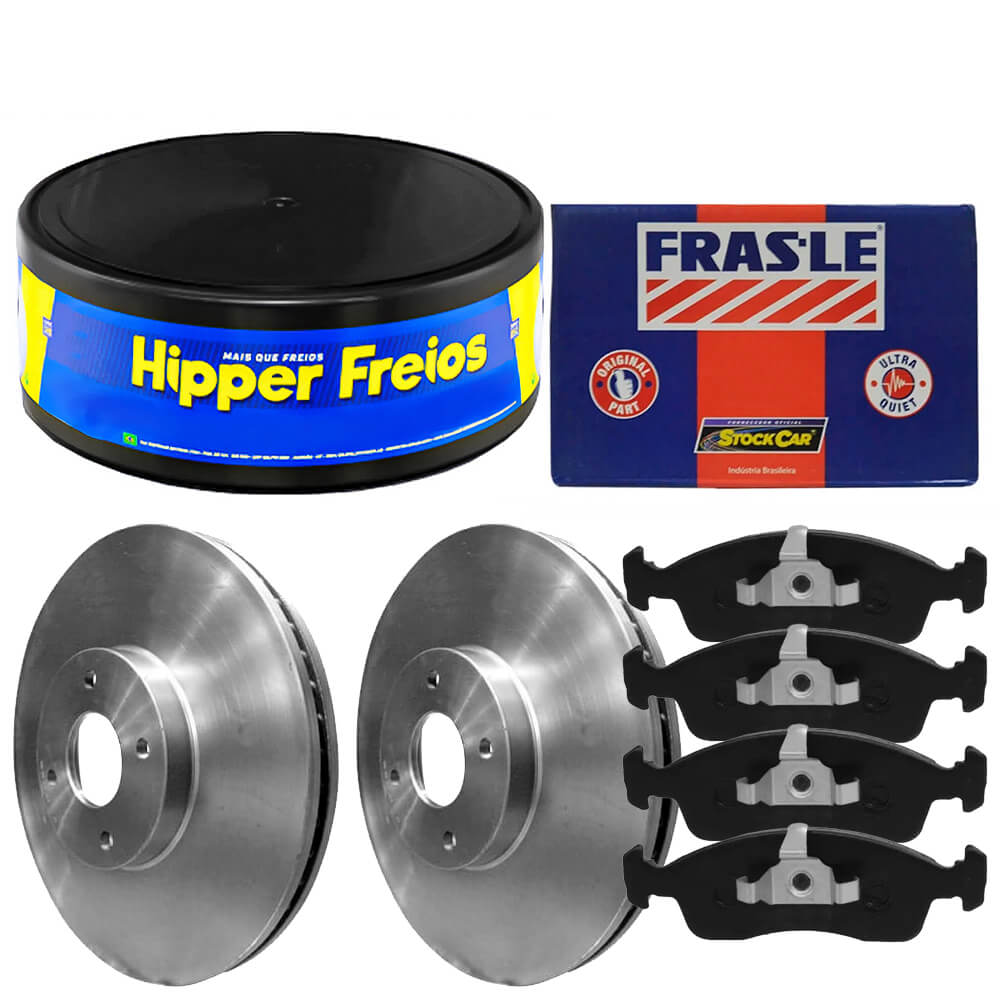 Kit Pastilha Disco Dianteiro Ventilado Onix 1 0 1 4 2016 2019 Syl TRW
