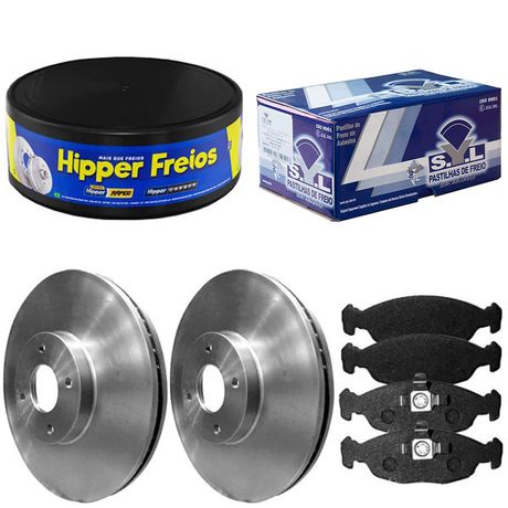 Kit Pastilha Disco Dianteiro Ventilado Prisma 1 0 1 4 2016 2019 Syl Hipper Freios