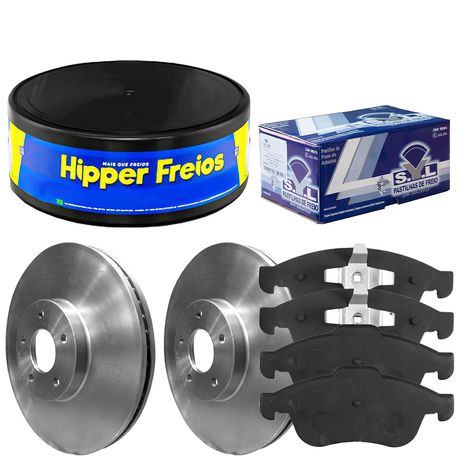 Kit Pastilha Disco Dianteiro Ventilado Renault Captur 1 6 2017 2021 Hipper Freios Fras Le