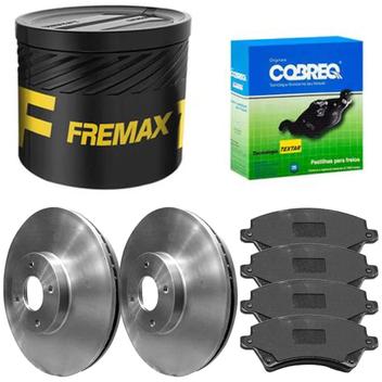 Kit Pastilha Disco Dianteiro Ventilado Toyota Corolla 1 6 1 8 Cobreq Fremax