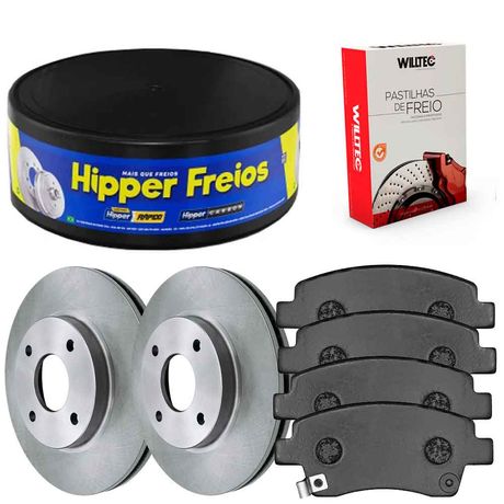 Kit Pastilha Disco Dianteiro Ventilado Toyota Etios 1 3 2012 2021 Hipper Freios Fras Le