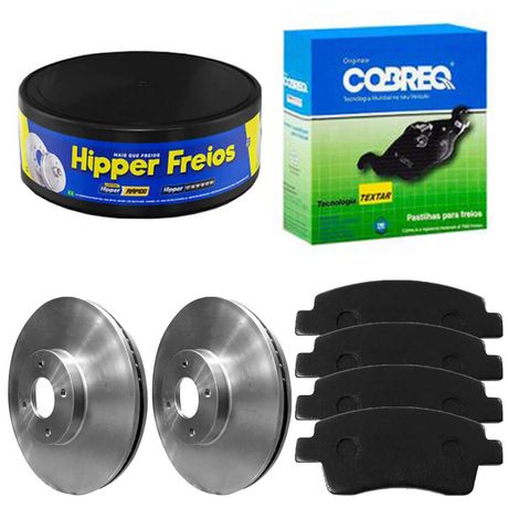 Kit Pastilha Disco Dianteiro Ventilado Toyota Yaris 1 3 1 5 2018 2021 Hipper Freios Cobreq