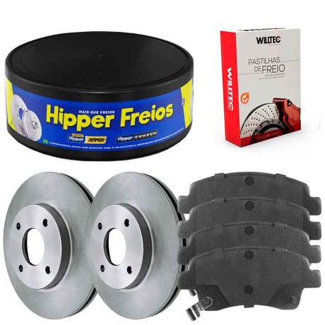 Kit Pastilha Disco Dianteiro Ventilado Toyota Yaris 1 3 1 5 2018 2021 Hipper Freios Willtec